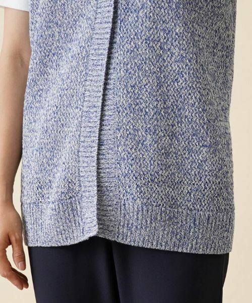 Leilian / レリアン テーラードジャケット | 透かし編みニットベスト | 詳細10