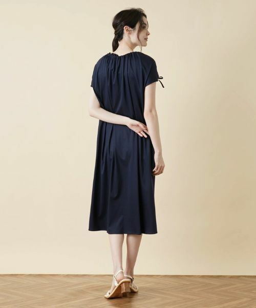 Leilian / レリアン ドレス | シャーリングギャザーワンピース【Leilian WHITE LABEL】 | 詳細15