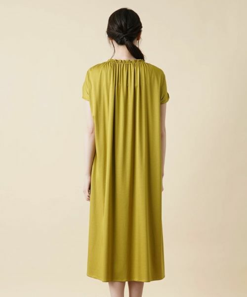 Leilian / レリアン ドレス | シャーリングギャザーワンピース【Leilian WHITE LABEL】 | 詳細6