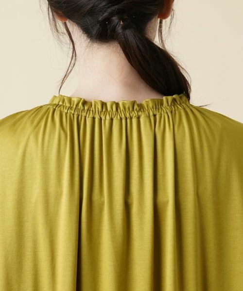 Leilian / レリアン ドレス | シャーリングギャザーワンピース【Leilian WHITE LABEL】 | 詳細8