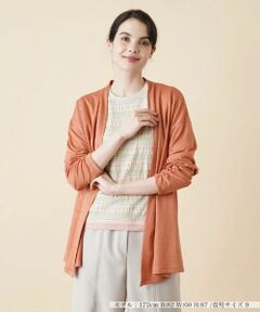 Leilian / レリアン カーディガン・ボレロ | ノーボタントッパーカーディガン