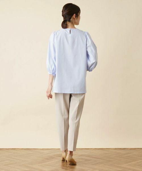 Leilian / レリアン シャツ・ブラウス | 七分袖タックブラウス | 詳細16