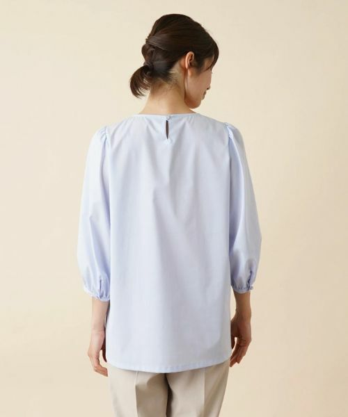Leilian / レリアン シャツ・ブラウス | 七分袖タックブラウス | 詳細19
