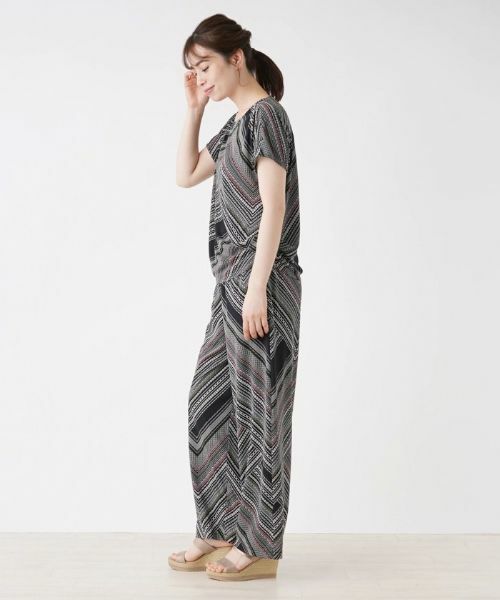 Leilian / レリアン その他パンツ | プリントワイドストレートパンツ | 詳細12