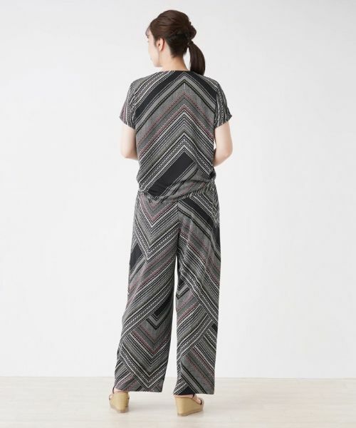 Leilian / レリアン その他パンツ | プリントワイドストレートパンツ | 詳細13