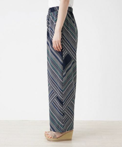 Leilian / レリアン その他パンツ | プリントワイドストレートパンツ | 詳細5