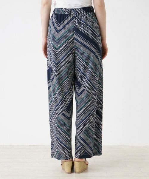 Leilian / レリアン その他パンツ | プリントワイドストレートパンツ | 詳細6