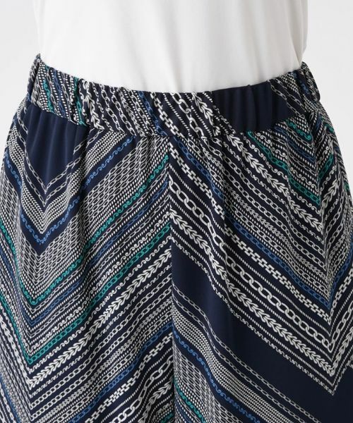 Leilian / レリアン その他パンツ | プリントワイドストレートパンツ | 詳細7