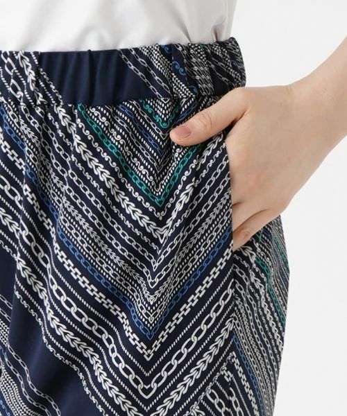 Leilian / レリアン その他パンツ | プリントワイドストレートパンツ | 詳細8