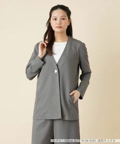 Leilian / レリアン テーラードジャケット | ノーカラージャケット