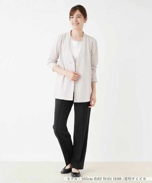 Leilian / レリアン テーラードジャケット | ノーカラージャケット | 詳細1