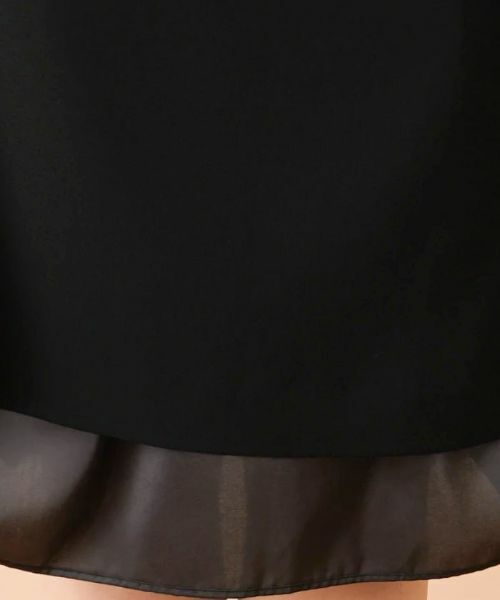 Leilian / レリアン ドレス | レース切替ハイネックワンピース【ROCHAS Premiere】 | 詳細11