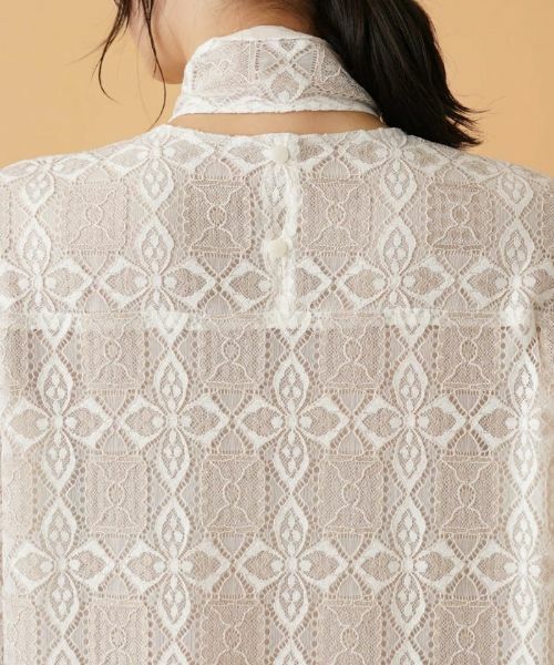 Leilian / レリアン シャツ・ブラウス | ボウタイブラウス【ROCHAS Premiere】 | 詳細10