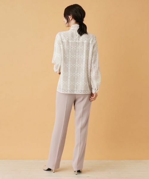 Leilian / レリアン シャツ・ブラウス | ボウタイブラウス【ROCHAS Premiere】 | 詳細3