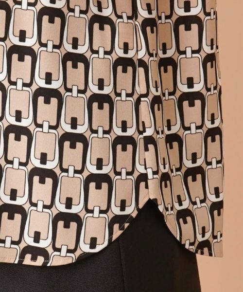 Leilian / レリアン シャツ・ブラウス | プリントボウタイブラウス【ROCHAS Premiere】【ERICA】 | 詳細11