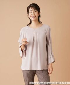 Leilian / レリアン シャツ・ブラウス | フレアスリーブブラウス【ROCHAS Premiere】