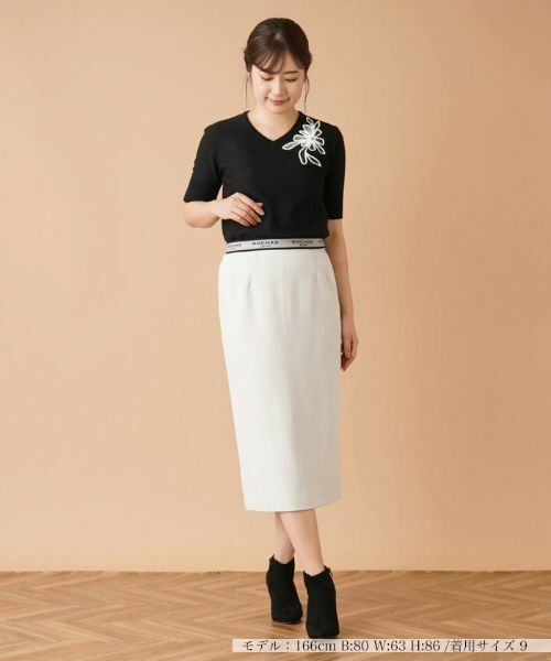 Leilian / レリアン ミニ・ひざ丈スカート | タイトスカート【ROCHAS Premiere】 | 詳細1