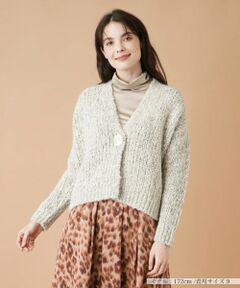 Leilian / レリアン カーディガン・ボレロ | メランジショートカーディガン