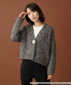Leilian / レリアン カーディガン・ボレロ | メランジショートカーディガン