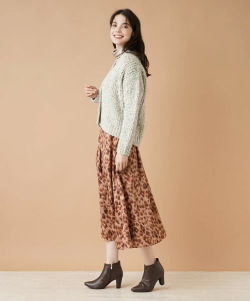 Leilian / レリアン カーディガン・ボレロ | メランジショートカーディガン | 詳細14