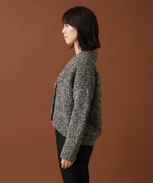 Leilian / レリアン カーディガン・ボレロ | メランジショートカーディガン | 詳細5
