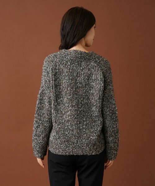 Leilian / レリアン カーディガン・ボレロ | メランジショートカーディガン | 詳細6