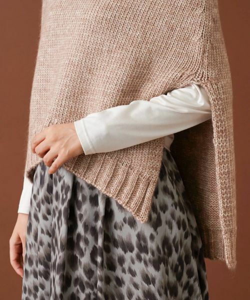 Leilian / レリアン テーラードジャケット | ケープ風ニットベスト【BIANCA LANCIA】 | 詳細14