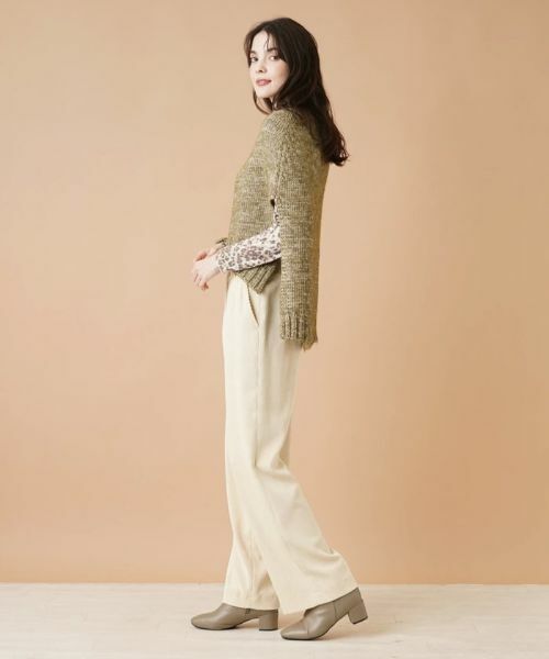 Leilian / レリアン テーラードジャケット | ケープ風ニットベスト【BIANCA LANCIA】 | 詳細2