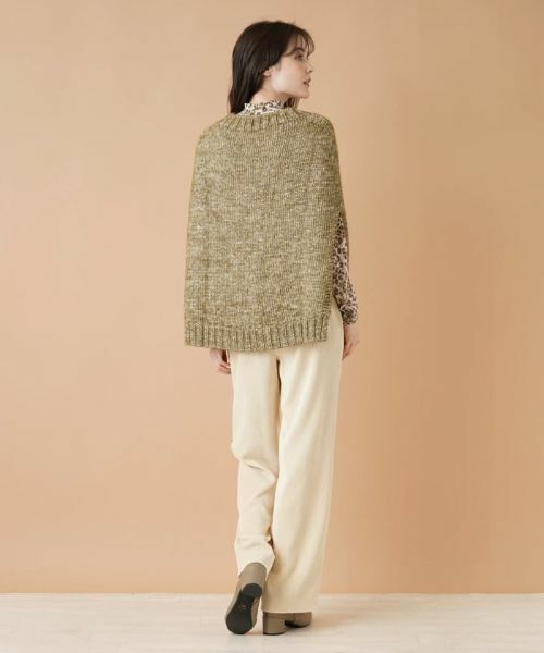 Leilian / レリアン テーラードジャケット | ケープ風ニットベスト【BIANCA LANCIA】 | 詳細3