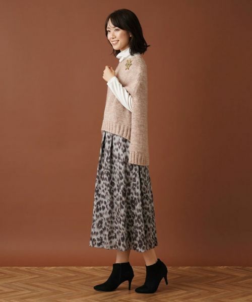 Leilian / レリアン テーラードジャケット | ケープ風ニットベスト【BIANCA LANCIA】 | 詳細5