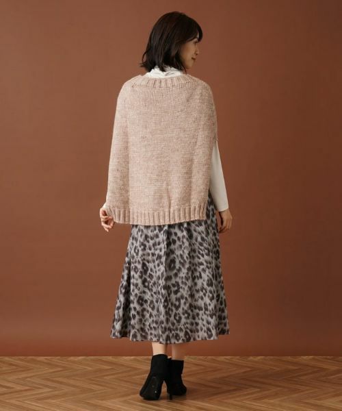 Leilian / レリアン テーラードジャケット | ケープ風ニットベスト【BIANCA LANCIA】 | 詳細6