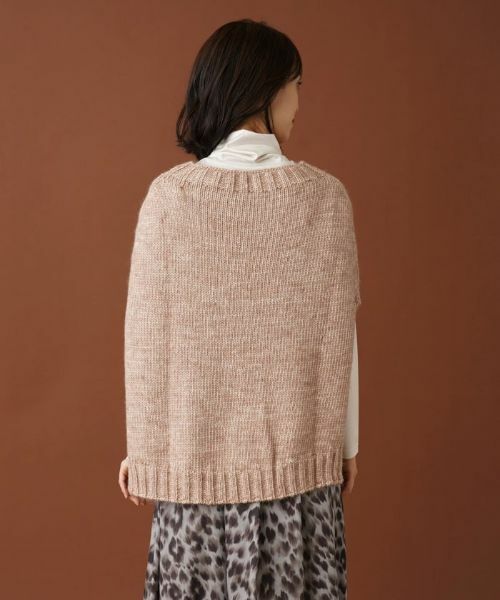 Leilian / レリアン テーラードジャケット | ケープ風ニットベスト【BIANCA LANCIA】 | 詳細9