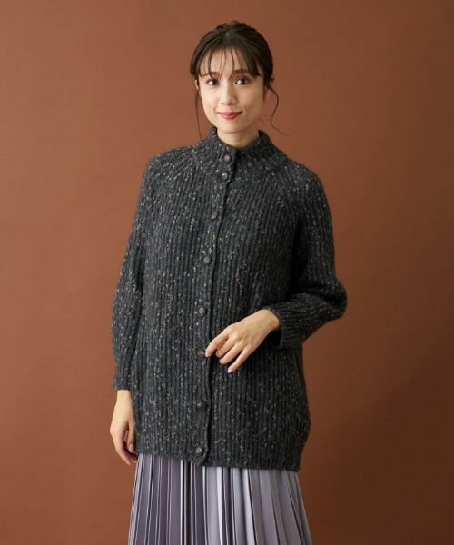 Leilian / レリアン テーラードジャケット | ハイネックニットジャケット【LE TRICOT PERUGIA】 | 詳細10