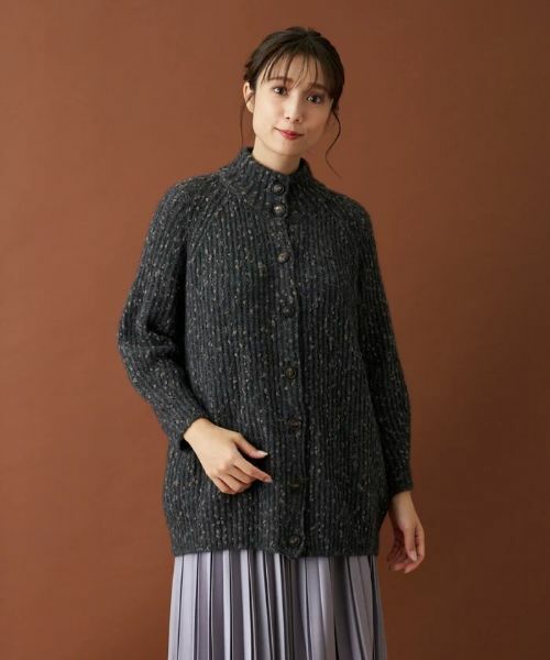 Leilian / レリアン テーラードジャケット | ハイネックニットジャケット【LE TRICOT PERUGIA】 | 詳細9