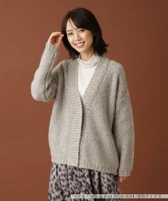 Leilian / レリアン カーディガン・ボレロ | ラメニットカーディガン