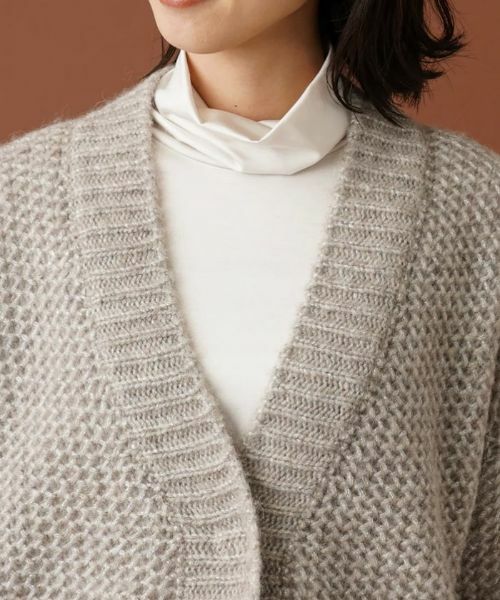 Leilian / レリアン カーディガン・ボレロ | ラメニットカーディガン | 詳細10