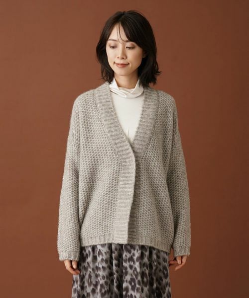 Leilian / レリアン カーディガン・ボレロ | ラメニットカーディガン | 詳細7