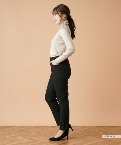 Leilian / レリアン デニムパンツ | 【あったか素材】イージーデニムパンツ【L JEANS】 | 詳細2