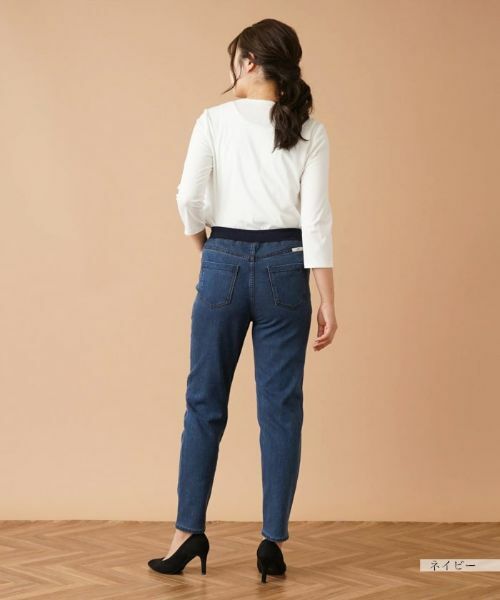 Leilian / レリアン デニムパンツ | 【あったか素材】イージーデニムパンツ【L JEANS】 | 詳細6