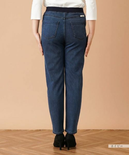 Leilian / レリアン デニムパンツ | 【あったか素材】イージーデニムパンツ【L JEANS】 | 詳細9