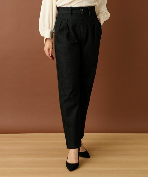 Leilian / レリアン デニムパンツ | ツータックジーンズ【L JEANS】 | 詳細10