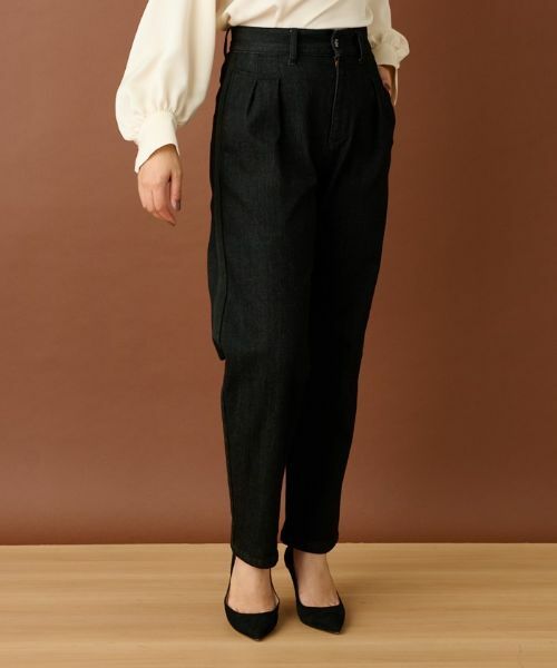 Leilian / レリアン デニムパンツ | ツータックジーンズ【L JEANS】 | 詳細11