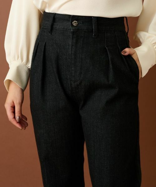 Leilian / レリアン デニムパンツ | ツータックジーンズ【L JEANS】 | 詳細6