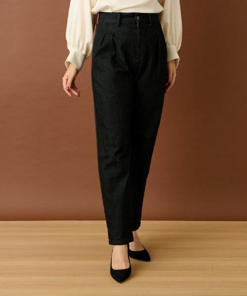 Leilian / レリアン デニムパンツ | ツータックジーンズ【L JEANS】 | 詳細9