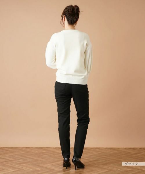 Leilian / レリアン デニムパンツ | 【あったか素材】ストレッチデニムパンツ【L JEANS】 | 詳細15