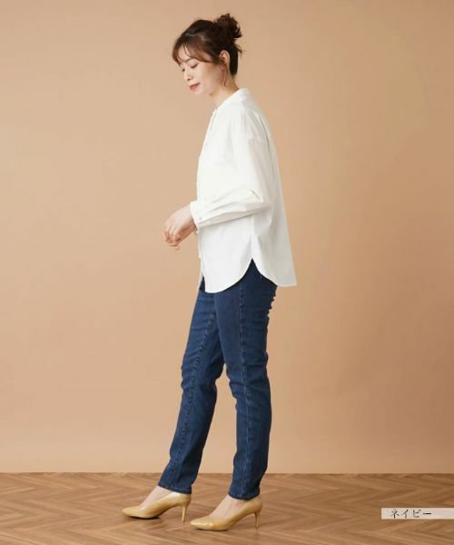 Leilian / レリアン デニムパンツ | 【あったか素材】ストレッチデニムパンツ【L JEANS】 | 詳細2