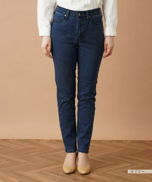Leilian / レリアン デニムパンツ | 【あったか素材】ストレッチデニムパンツ【L JEANS】 | 詳細4