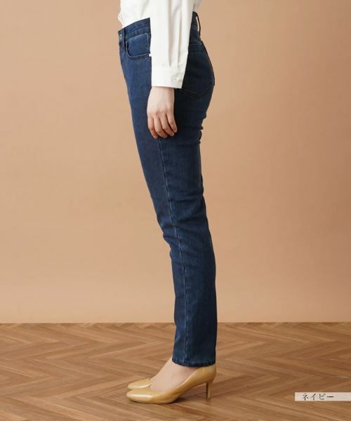 Leilian / レリアン デニムパンツ | 【あったか素材】ストレッチデニムパンツ【L JEANS】 | 詳細5