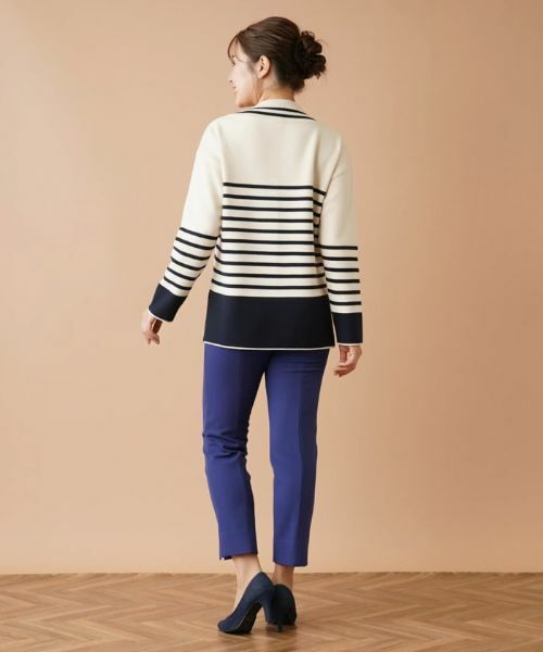 Leilian / レリアン ニット・セーター | ボーダーモックネックニット | 詳細16