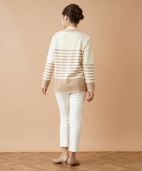 Leilian / レリアン ニット・セーター | ボーダーモックネックニット | 詳細19